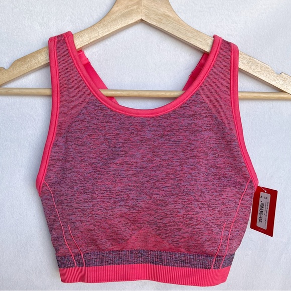 SPANX NWT SpaceDye Coral Punch Sports Bra - Picture 4 of 6